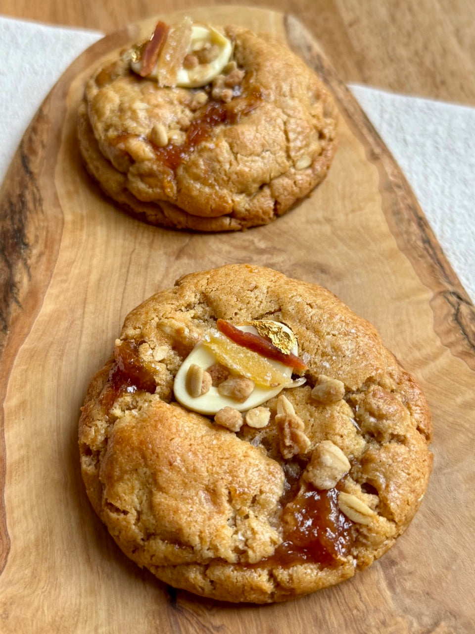 Ginger Peach Oat Crumble